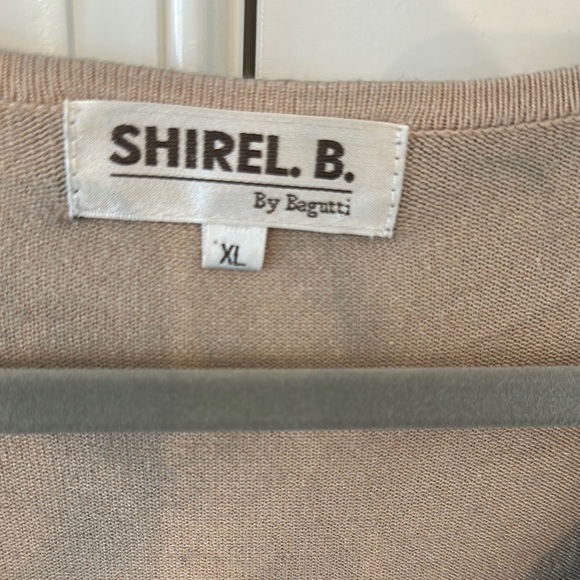 Shirel B Beige XL Sweater with Embroidery - Picture 2 of 4